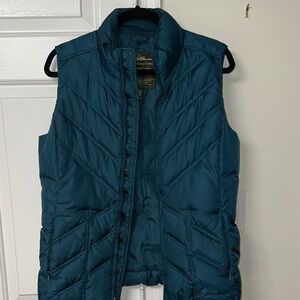 Eddie Bauer Women's Teal Quilted Vest